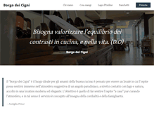 Tablet Screenshot of borgodeicigni.com
